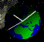 Screenshot with earthclock